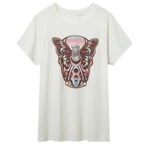NWT Torrid Skeleton Butterfly Classic Fit‎ Heritage Jersey Crew Tee 1X